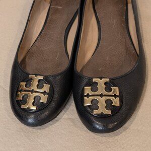 TORY BURCH Black Ballet Flats - Women's sz 7.5